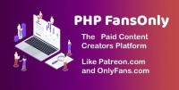 CodeCanyon - PHP FansOnly Patrons v1.7 - Paid Content Creators Platform - 29637680 - NULLED