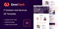 ThemeForest - EnvoTech v1.0 - IT Solution and Services XD Template - 28511657