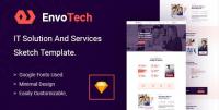 ThemeForest - EnvoTech v1.0 - IT Solution and Services Sketch Template - 28511654