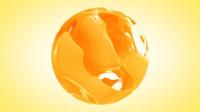 Videohive - Orange Juice Splash In Sphere 30274073