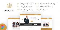 ThemeForest - Ainjibi v1.0 - Attorney and Lawyer Figma Template - 29115023