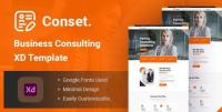 ThemeForest - Conset v1.0 - Business Consulting XD Template - 28929387