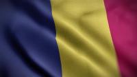 Videohive - Romania Flag Textured Waving Close Up Background HD 30306097