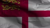 Videohive - Sark Flag Textured Waving Background 4K 30306031