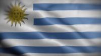 Videohive - Uruguay Flag Textured Waving Front Background HD 30306149