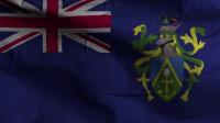 Videohive - Pitcairn Islands Flag Textured Waving Background 4K 30306116