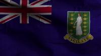 Videohive - Virgin Islands Uk Flag Textured Waving Background 4K 30306139