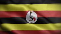 Videohive - Uganda Flag Textured Waving Front Background HD 30306112