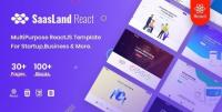 ThemeForest - Saasland v1.0 - MultiPurpose React Template For Startup Business (Update - 20 May 20) - 24892607