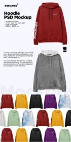 CreativeMarket - Hooded Sweatshirt PSD Mockup 5736643