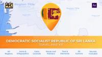 Videohive - Sri Lanka Map - Democratic Socialist Republic of Sri Lanka Travel Map 30442481