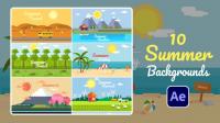 Videohive - Summer Background  After Effects 30443972