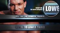 Videohive - Metal 3D Lower Third 4278005