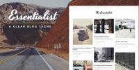 ThemeForest - Essentialist v1.3.1 - A Narrative WordPress Blog Theme - 19453547