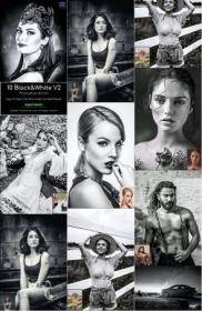 GraphicRiver - Black&White V2 photoshop action 29944731