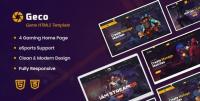 ThemeForest - Geco v1.0 - eSports Gaming HTML5 Template - 26217041