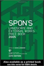 Spon's Landscape and External Works Price Book 2005 Ed 24