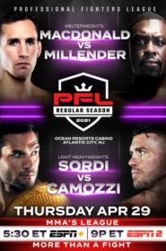 PFL 2021 #2_Rory MacDonald vs  Curtis Millender 29 04 2021