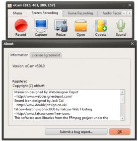 OhSoft oCam v520.0 (Screen Recorder) Portable