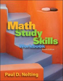 Math Study Skills Workbook, 4th Edition 2011 -Mantesh