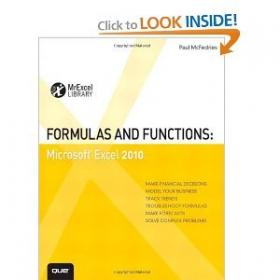 Formulas and Functions Microsoft Excel 2010