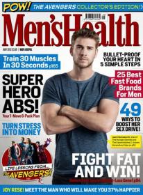 Mens Health Magazine Super Hero ABS! (UK) â€“ May 2012