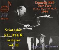 Richter - Carnegie Hall, New York, October 19, 23, 25, 28, 30, 1960 (2006) [FLAC]