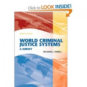 World Criminal Justice Systems A Survey, 7th Edition