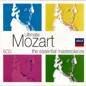 Mozart - Ultimate Mozart - Essential Masterpieces - 62 Glorious Offerings - ASMF, Dresden State, Solti & etc 5CDs