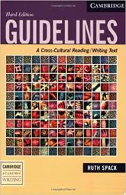 [ TutGator com ] Guidelines - A Cross-Cultural Reading - Writing Text Ed 3