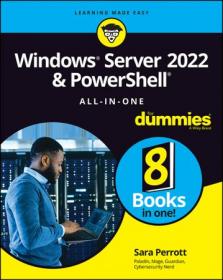 Windows Server 2022 & Powershell All-in-One For Dummies (True EPUB)
