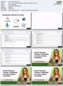 Linkedin - NumPy Essential Training - 2 MatPlotlib and Linear Algebra Capabilities