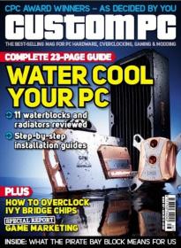 Custom PC Magazine Water Cool Your PC - August 2012