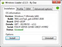 Windows 7 Daz Loader v2.1.5 Works With SP1