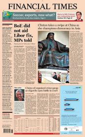 Financial Times Europe Newspaper - July 10 2012