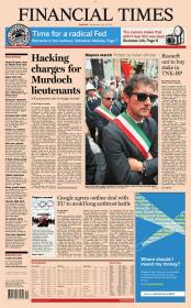 Financial Times Europe Newspaper - July 25 2012