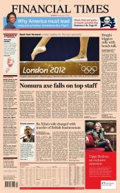 Financial Times Europe Newspaper - July 27 2012