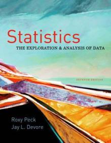 Statistics - The Exploration & Analysis of Data (7th Ed)