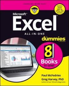 Excel All-in-One For Dummies (True AZW3 )