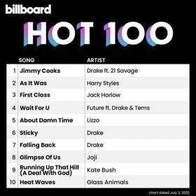 Billboard Hot 100 Singles Chart (02-07-2022)