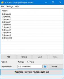 VovSoft Merge Multiple Folders 1.0 Multilingual