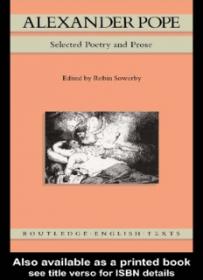 Alexander Pope_ Selected Poetry and Prose ( PDFDrive )