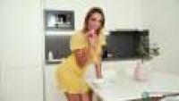 PornMegaLoad 22 08 16 Gina Monelli Ginas In The Kitchen With Her Fuck Toy XXX 480p MP4-XXX