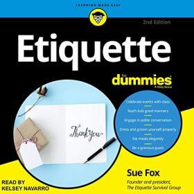 Sue Fox - 2019 - Etiquette for Dummies, 2nd Edition (Self-Help)