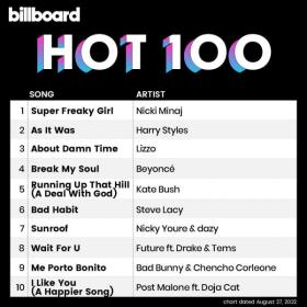 Billboard Hot 100 Singles Chart (27-August-2022) Mp3 320kbps [PMEDIA] ⭐️