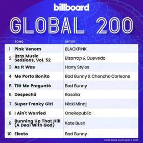 Billboard Global 200 Singles Chart (03-09-2022)