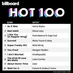 Billboard Hot 100 Singles Chart (01-10-2022)