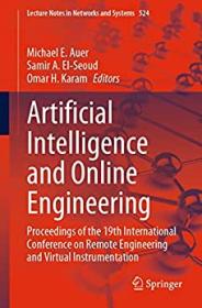 Artificial Intelligence and Online Engineering