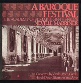 A Baroque Festival - The Academy Of St  Martin-in-the-Fields, Neville Marriner - 1978 3 Vinyl