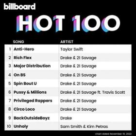 Billboard Hot 100 Singles Chart (19-11-2022)